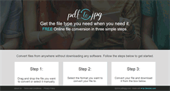 Desktop Screenshot of pdftojpeg.com